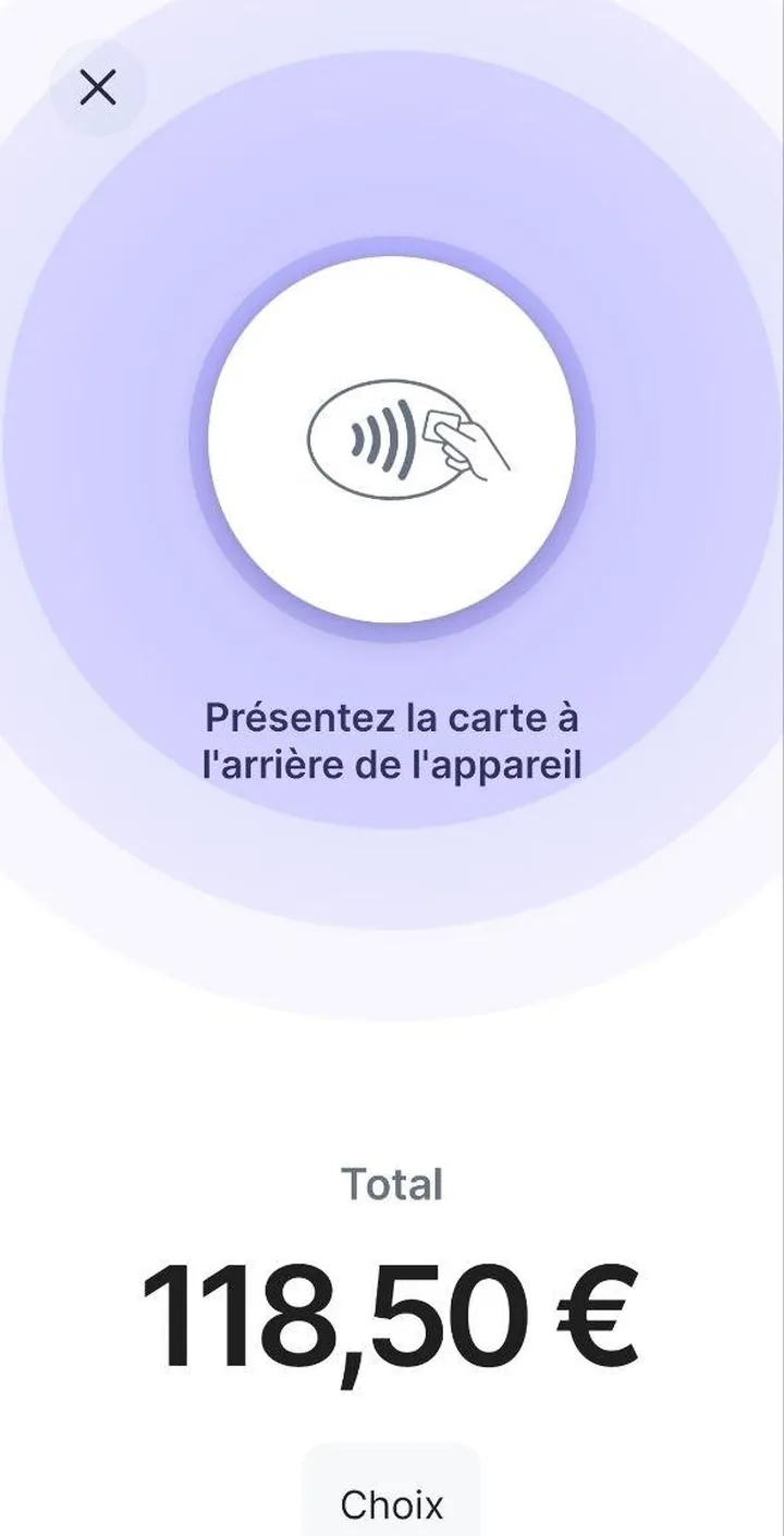 Application Rekotla Pro : écran d'encaissement d'une vente